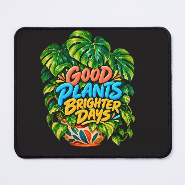 Item preview, Good Plants Brighter Days Funny Plant Lover Botanical Design designed and sold by AdicretorDesign.