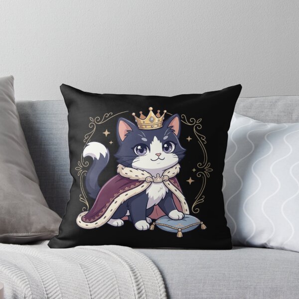 Item preview, Royal Cat King Crown Tuxedo Kitty Regal Pet Merch  designed and sold by mood-draftsman.