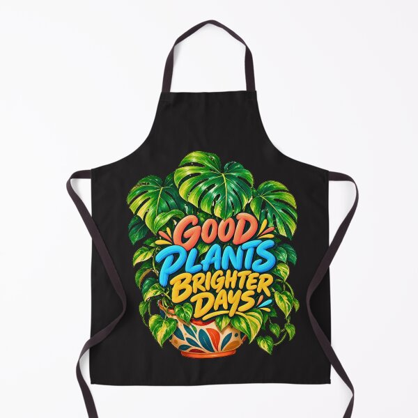 Item preview, Good Plants Brighter Days Funny Plant Lover Botanical Design designed and sold by AdicretorDesign.