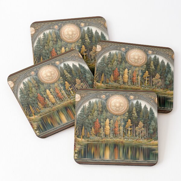 Item preview, Autumn Abstract Landscape designed and sold by Dream Mythos Studios.