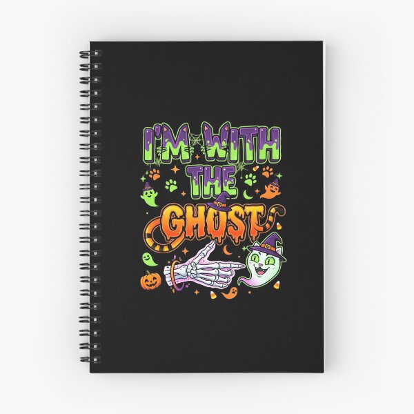 Item preview, I'm With The Ghost Funny Cat Matching Halloween Costume designed and sold by Retro Whiskers.