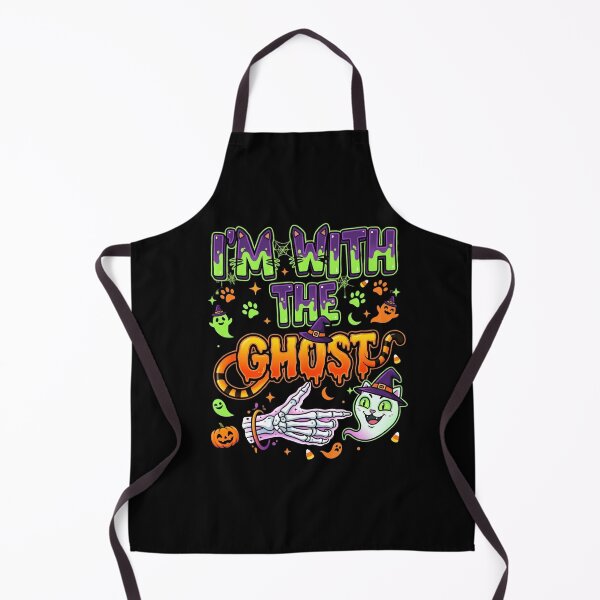 Item preview, I'm With The Ghost Funny Cat Matching Halloween Costume designed and sold by Retro Whiskers.