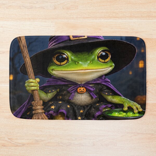 Item preview, Cute frog witch art designed and sold by urbanshop7.