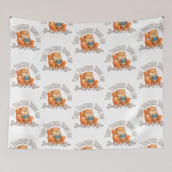Item preview, This Teacher Runs On Books And Coffee designed and sold by naovios.
