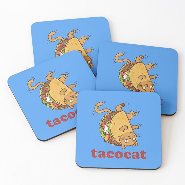 Item preview, Tacocat Spelled Backwards is Tacocat - Funny Palindrome Cat Taco designed and sold by FrozenFits.