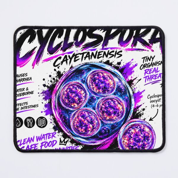 Item preview, Cyclospora Cayetanensis | Microscopic Streetwear Science Graphic designed and sold by Mathias Yakubu Design.