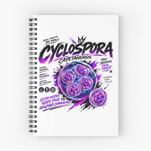Item preview, Cyclospora Cayetanensis | Microscopic Streetwear Science Graphic designed and sold by Mathias Yakubu Design.