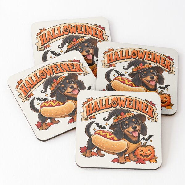 Item preview, Hallowiener Dachshund Halloween – Funny Wiener Dog designed and sold by Stikaro.