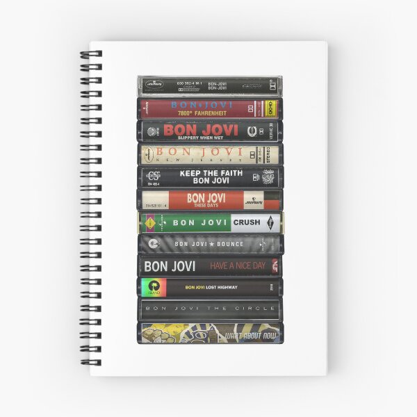 Item preview, Bon Jovi - Collected Albums - Vintage Cassette Print designed and sold by Mr Mustard Prints.