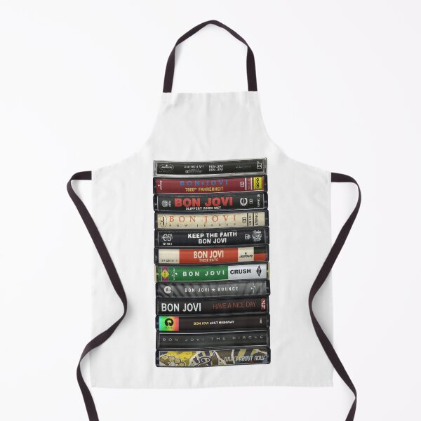 Item preview, Bon Jovi - Collected Albums - Vintage Cassette Print designed and sold by Mr Mustard Prints.