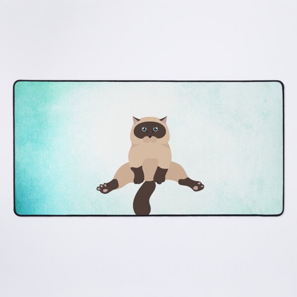 Item preview, Cute Siamese Cat Merry Christmas Holiday Art designed and sold by stormk10.