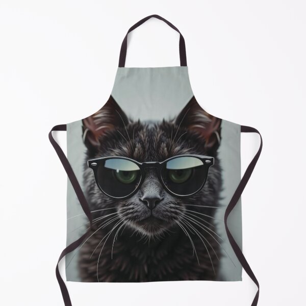 Item preview, Cool Black Cat in Sunglasses designed and sold by VFXguy.
