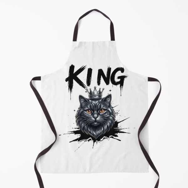 Item preview, Black Cat King Crown Grunge Art designed and sold by PetalsPaws.