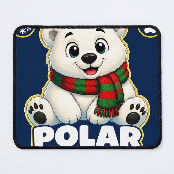 Item preview, Cute Kids Polar Bear Christmas Tee designed and sold by SunnyDesign82.