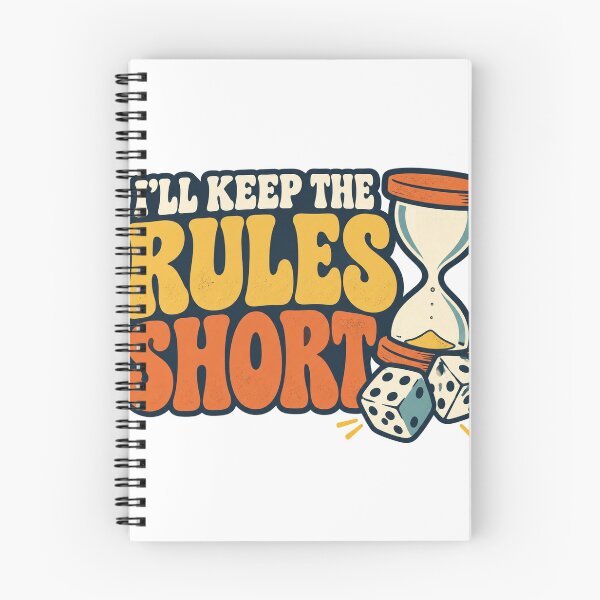 Item preview, I'll Keep the Rules Short, Retro Board Game Night designed and sold by eignvalue.