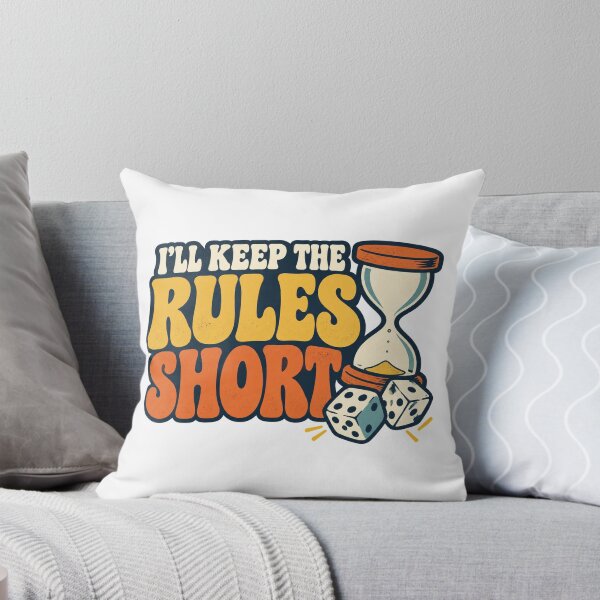 Item preview, I'll Keep the Rules Short, Retro Board Game Night designed and sold by eignvalue.