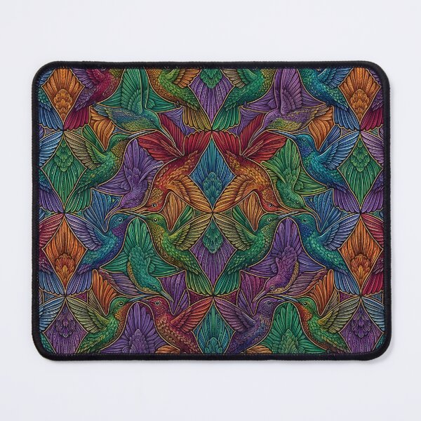 Item preview, Hummingbird Symmetrical Tessellation designed and sold by Melanie's Midnight Marvels.