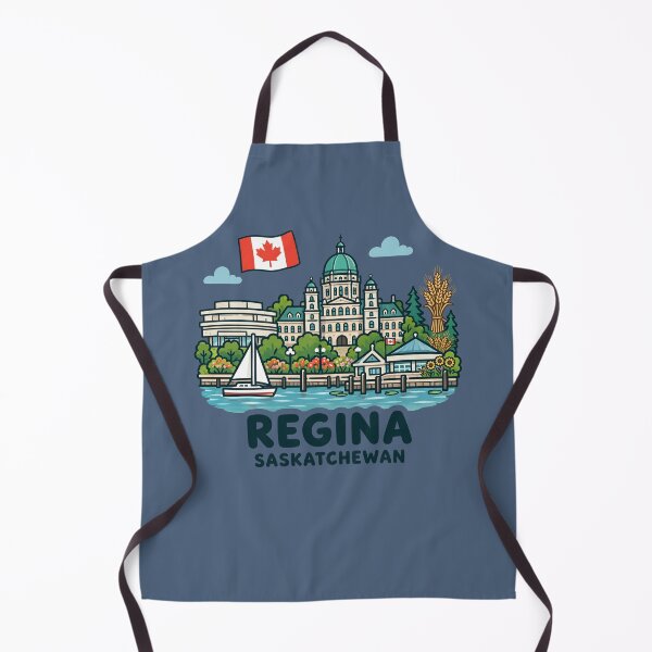 Item preview, Regina Canada Colorful Cute Skyline designed and sold by HowToCanadian.