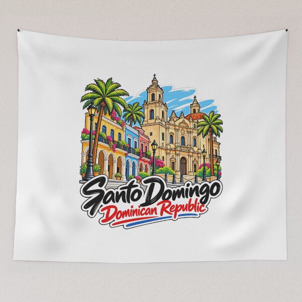 Item preview, Santo Domingo Dominican Republic Travel Art designed and sold by EdwinkOne.