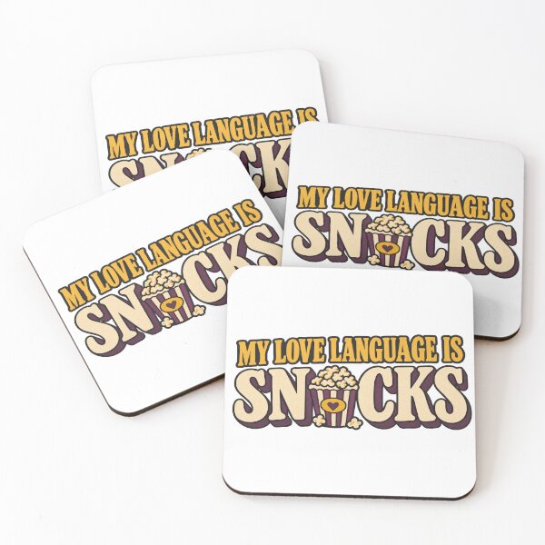 Item preview, MY LOVE LANGUAGE IS SNACKS designed and sold by OrientKes.