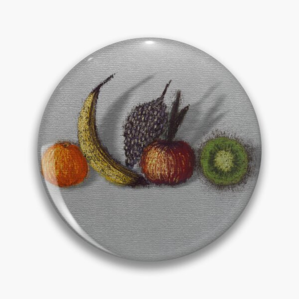 Item preview, Fuzzy Fruit Still Life Texture Art⁠ designed and sold by a1-x.