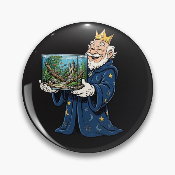 Item preview, Aquascaping Wizard - King of the Underwater Kingdom - Distinguished Aquascape Master designed and sold by Ibrahimhema5.