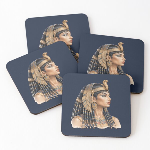 Item preview, Cleopatra | Egyptian Queen Portrait | Ancient Egyptian Legends designed and sold by Zaru Art Studio.