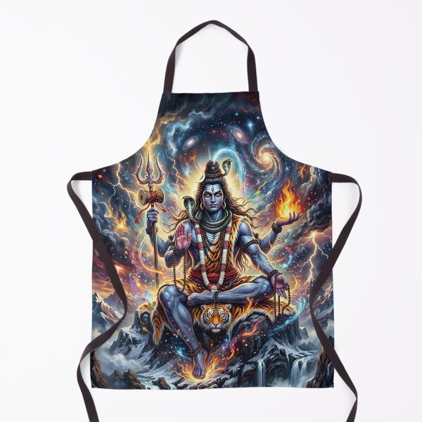 Item preview, Mahadeva Shiva Meditating on a Himalayan Peak designed and sold by Lucid Dream Pixel.