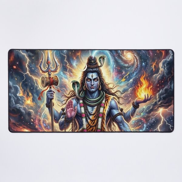 Item preview, Mahadeva Shiva Meditating on a Himalayan Peak designed and sold by Lucid Dream Pixel.