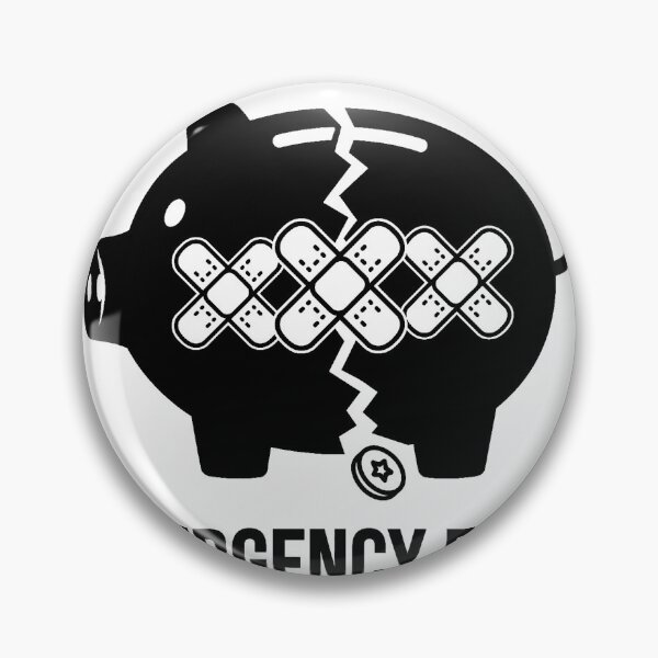 Item preview, Emergency Fund - Bold Finance Meme designed and sold by The Bull Brew.