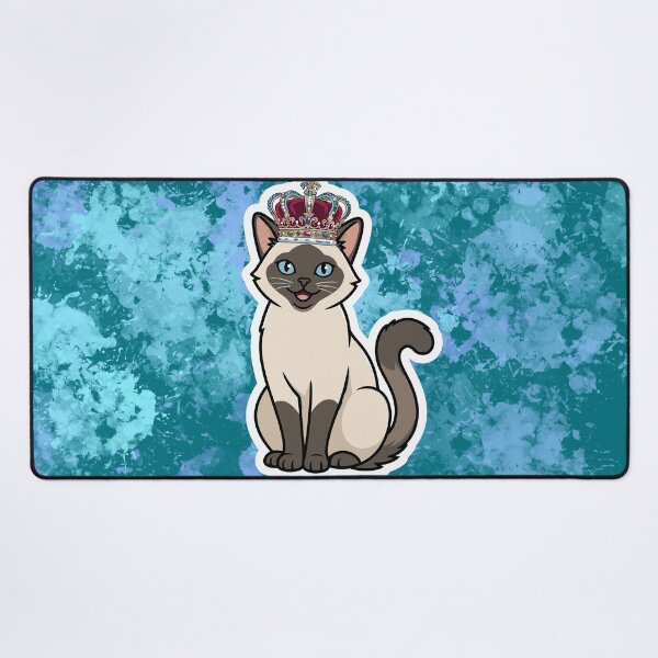 Item preview, Cute Siamese Cat Merry Christmas Holiday Art designed and sold by stormk10.