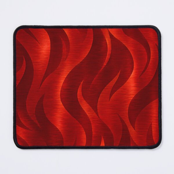 Item preview, Red Metallic Flames Abstract Brushed Crimson Pattern designed and sold by Sybille-Yates.