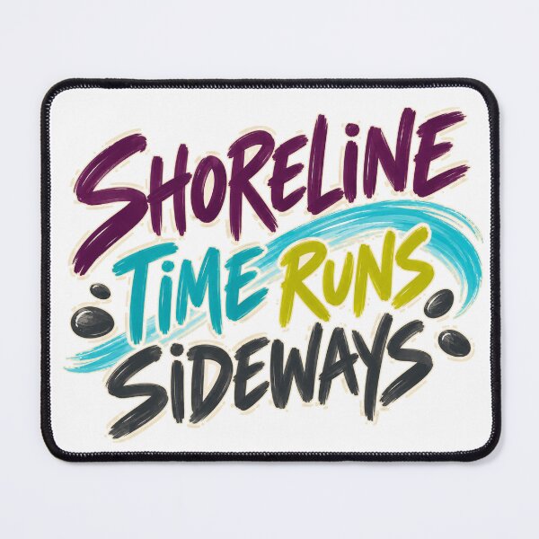 Item preview, Shoreline Time Runs Sideways designed and sold by aihrgdesign.