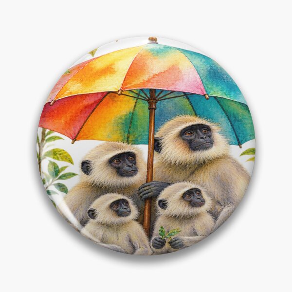 Item preview, Cute monkey family art designed and sold by urbanshop7.