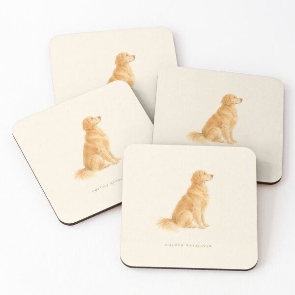 Item preview, Golden Retriever Watercolor Portrait | Minimalist Dog Breed Wall Art | Pet Lover Gift designed and sold by FixationStudio.