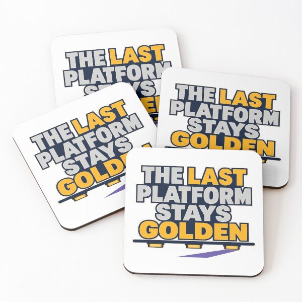 Item preview, The Last Platform Stays Golden designed and sold by aihrgdesign.