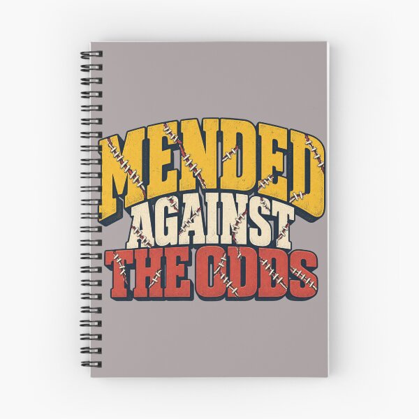 Item preview, Mended Against the Odds – Vintage Repair Typography designed and sold by Golden Era Studio.