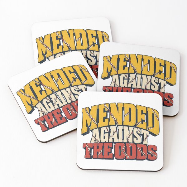 Item preview, Mended Against the Odds – Vintage Repair Typography designed and sold by Golden Era Studio.
