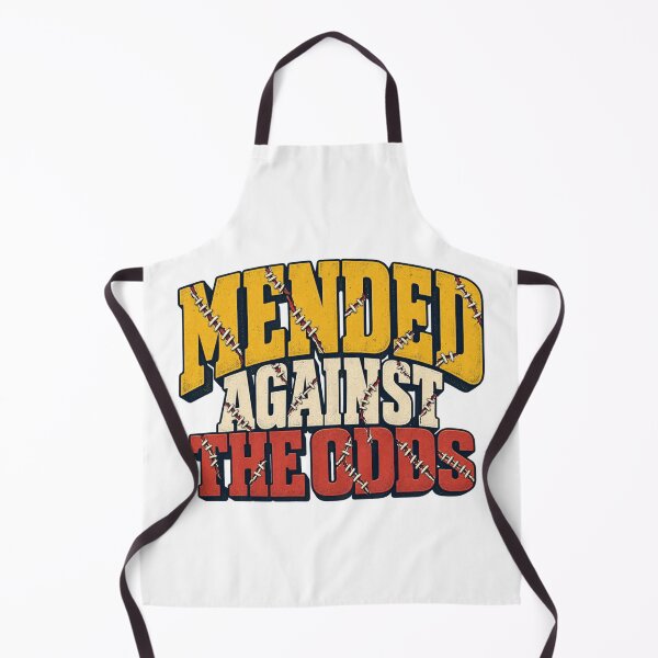 Item preview, Mended Against the Odds – Vintage Repair Typography designed and sold by Golden Era Studio.