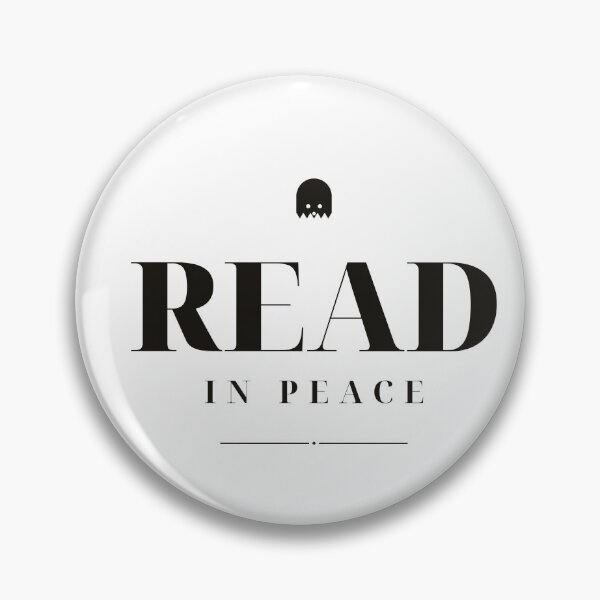 Item preview, Read in Peace — Spooky Ghost Book Lover Design designed and sold by WellReadThreadz.