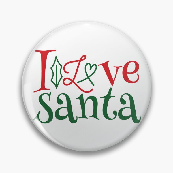 Item preview, I Love Santa Christmas Quote Cute Festive Holiday Vibes designed and sold by FuzionRaptor.