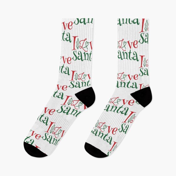 Item preview, I Love Santa Christmas Quote Cute Festive Holiday Vibes designed and sold by FuzionRaptor.