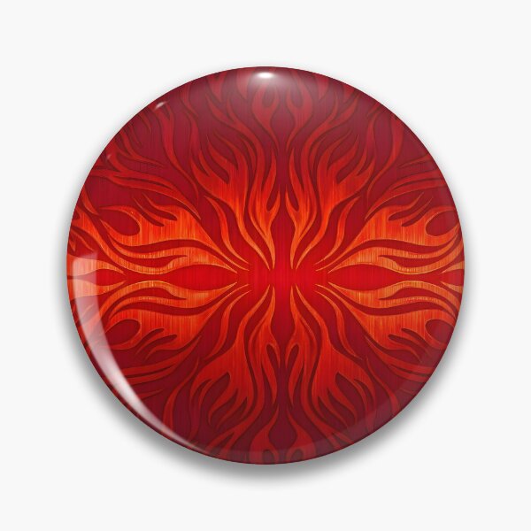 Item preview, Fiery Red Flames Abstract Embossed Metallic Flame Pattern designed and sold by Sybille-Yates.