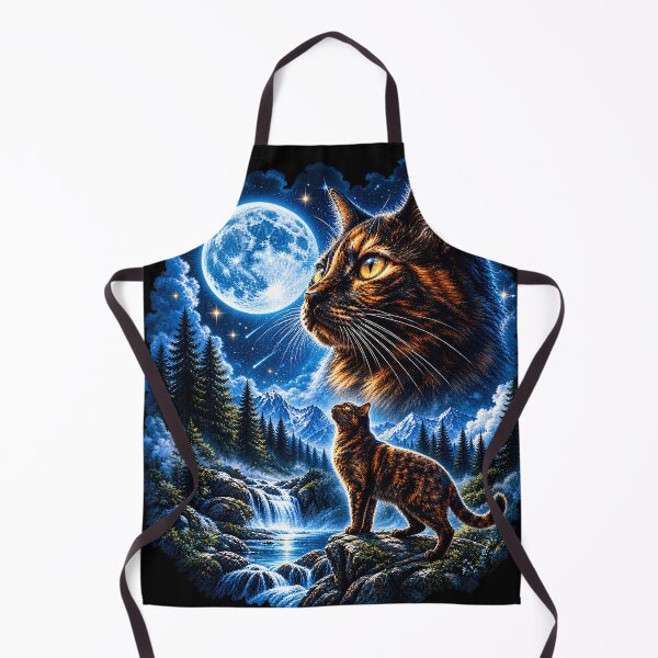 Item preview, Tortoiseshell Cat Howling To The Moon Funny Tortie Cat designed and sold by VGAfanatic.