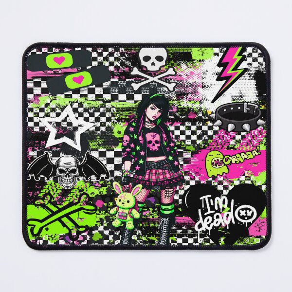 Item preview, Y2K Scenecore Girl - 2000s Mall Goth Aesthetic designed and sold by Side By Side Studio.