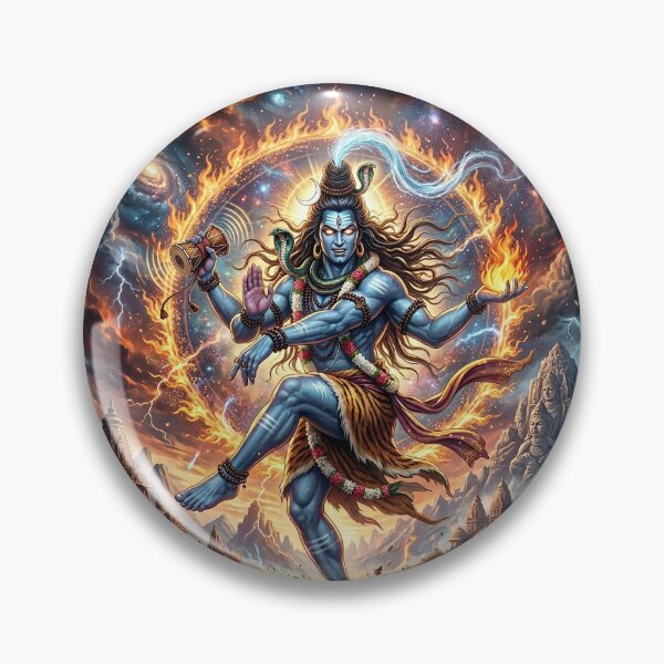 Item preview, Lord Shiva Nataraja Dancing in a Ring of Fire designed and sold by Lucid Dream Pixel.