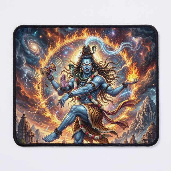 Item preview, Lord Shiva Nataraja Dancing in a Ring of Fire designed and sold by Lucid Dream Pixel.