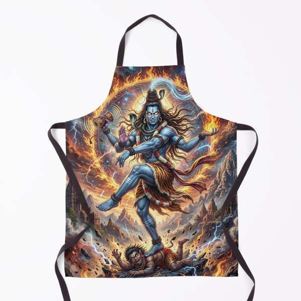 Item preview, Lord Shiva Nataraja Dancing in a Ring of Fire designed and sold by Lucid Dream Pixel.
