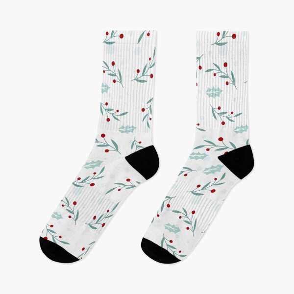 Item preview, Christmas berry branches – Winter plant pattern designed and sold by Nicole Bleck.