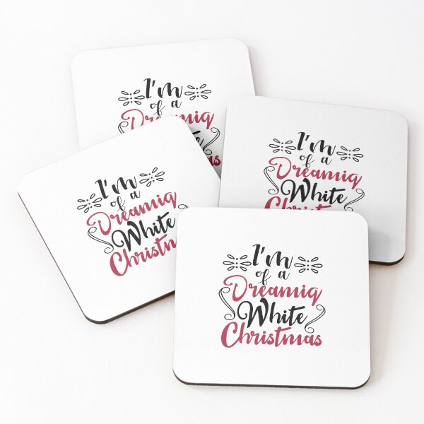 Item preview, Dreaming of a White Christmas Quote Festive Holiday Vibes designed and sold by FuzionRaptor.